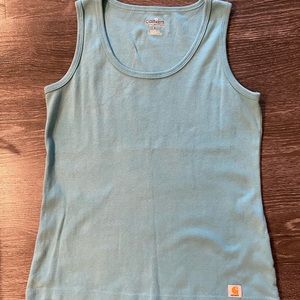CARHARTT 100% cotton teal tank top